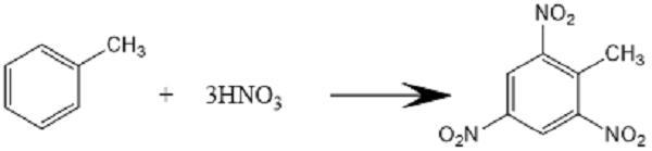 硝化制三硝基甲苯