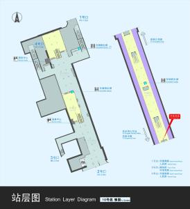 豫园地铁站站层图