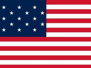 1795年使用的美国国旗(15星)