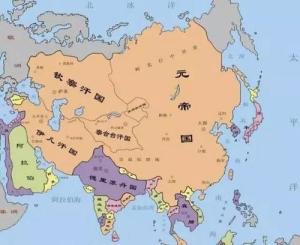 元朝蒙古帝国地图