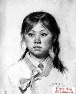 素描人头像