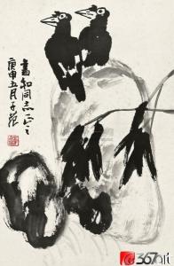 崔子范画作