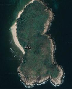 加井岛卫星地图