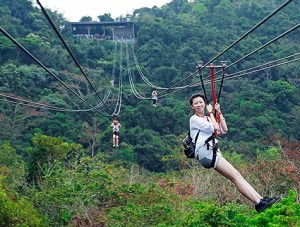 高空滑索