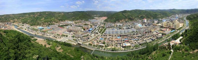 黄龙县城全景