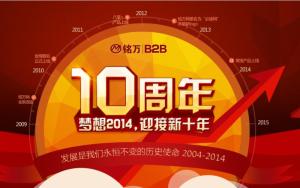 铭万B2B十周年