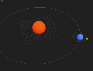 地球绕太阳公转轨迹示意图