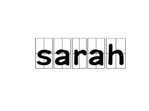 sarah