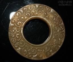 春秋战国,三节黄玉环
