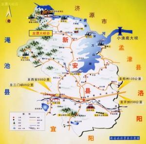 龙潭峡旅游地图