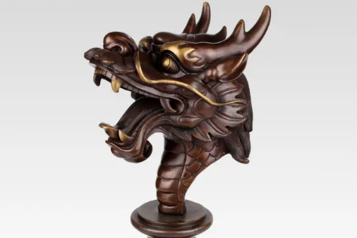 龙首铜像(圆明园十二生肖兽首) 龙首铜像(圆明园十二生肖兽首)