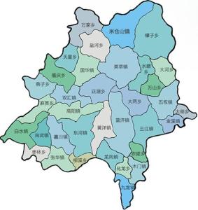 旺苍县行政区划图