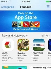 iPod Touch上的App Stor
