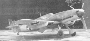 Me 109F装备两门额外的 MG 151/20 航炮