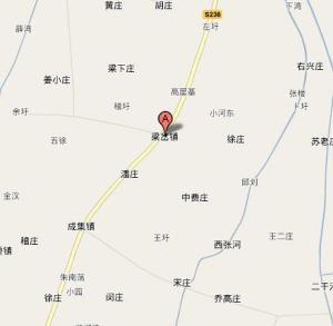 梁岔镇区域地图