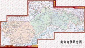 部分区域在藏南地区，网民画的线小偏北了