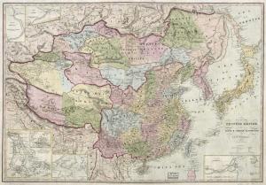19世纪英国出版的中国地图