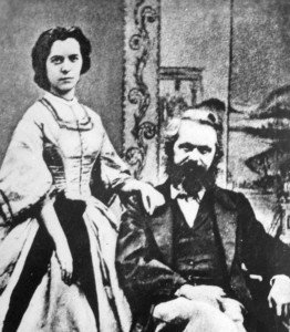 Karl Marx and his wife
