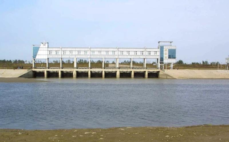 淮河入海水道淮阜控制调度闸
