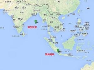 孟加拉湾地图