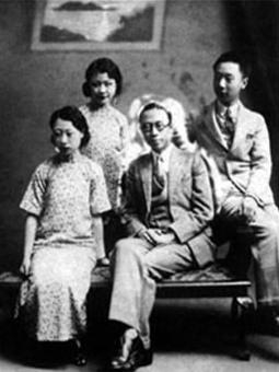 溥仪和胞弟及二位胞妹