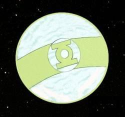 的事物都有可能成为绿灯侠,莫戈(mogo)就是一个有正义博爱意志的星球