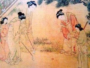 步打球