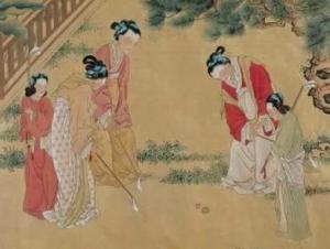 步打球