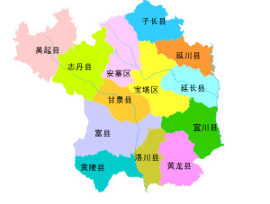 延川县行政区划图图片