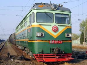 韶山1型571号机车，原车号韶山1-208