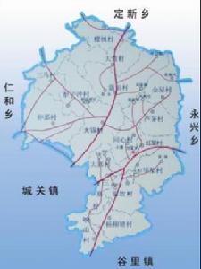 黔西县甘棠乡地图