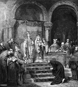 亨利四世向教皇格列高里七世忏悔