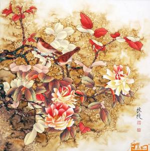 张桂枝工笔花鸟