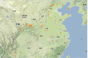 杨树分布范围