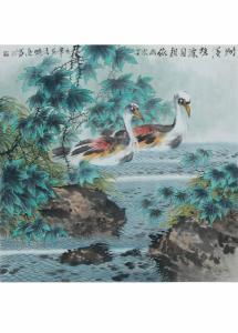 涧溪碧波自相依