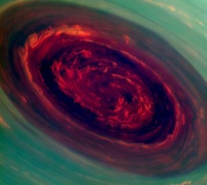 土星北极风暴