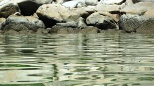 水波粼粼