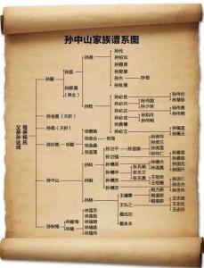 孙中山家族世系图