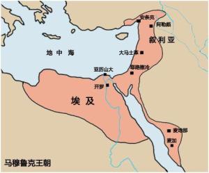 埃及马穆鲁克王朝版图