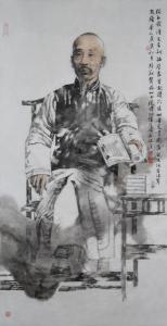 王野翔绘《段玉裁像》