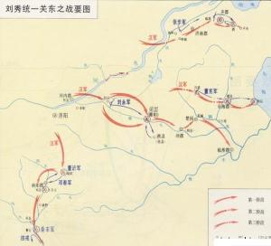 汉军南征示意图