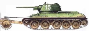 PT-34扫雷坦克