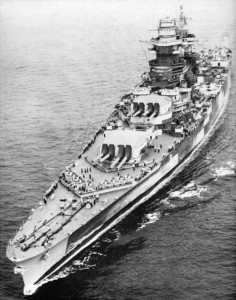 1943年10月的黎塞留号战列舰