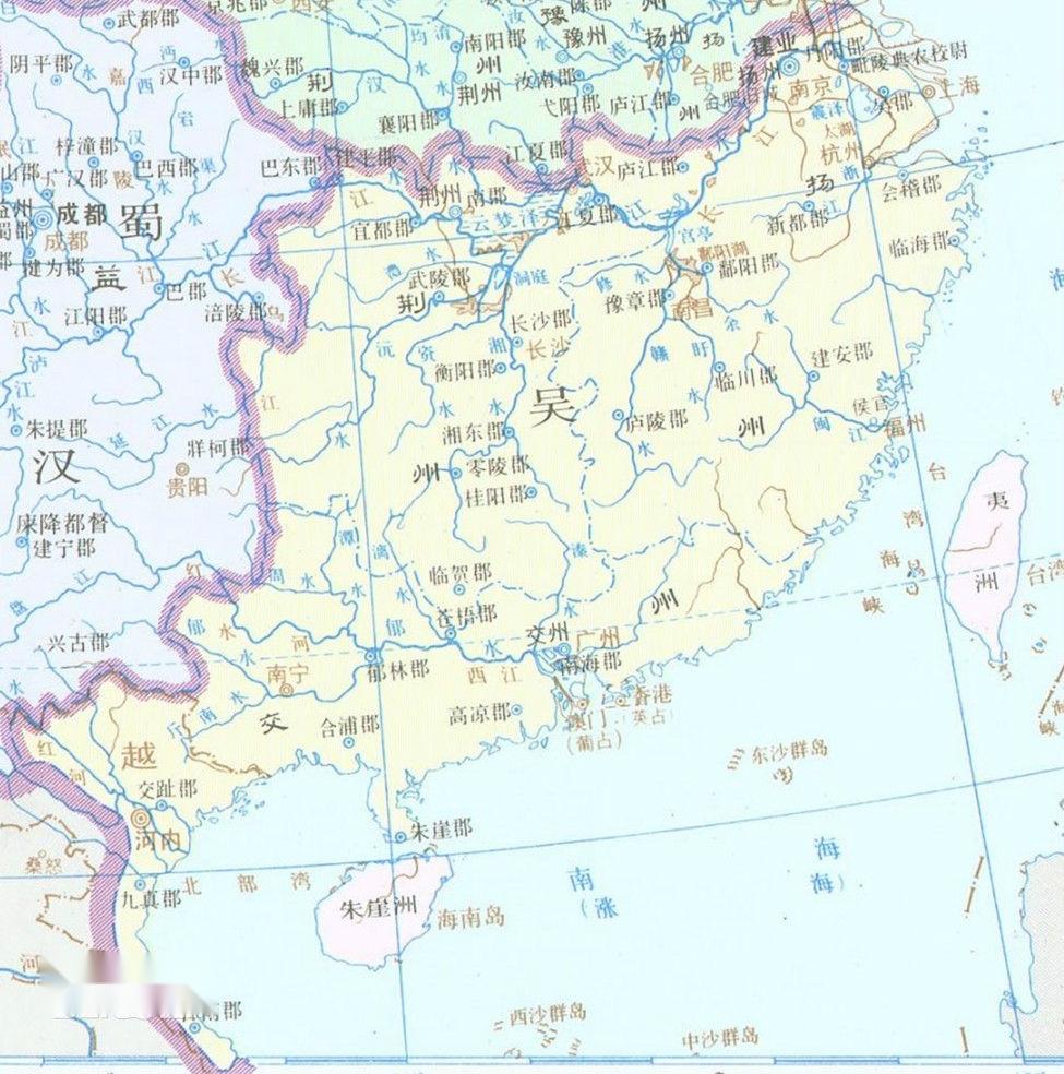 三国时期东吴地图图片