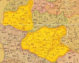 清代太原府地图