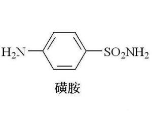 磺胺,分子式:c6h8n2o2s[1],英文名:sulfanilamide,白色颗粒或粉末状