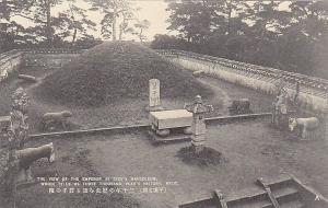 日据时期的平壤箕子陵,金氏朝鲜建立后,据金日成最高指示将其捣毁