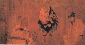 萧翼赚兰图（局部）