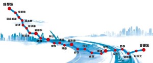 成贵高铁线路图