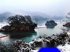 雪中狮子岩